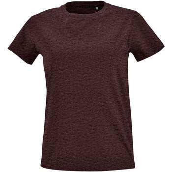 Sols  T-Shirt Camiseta IMPERIAL FIT color Oxblood-100% algodón semi-peinado günstig online kaufen