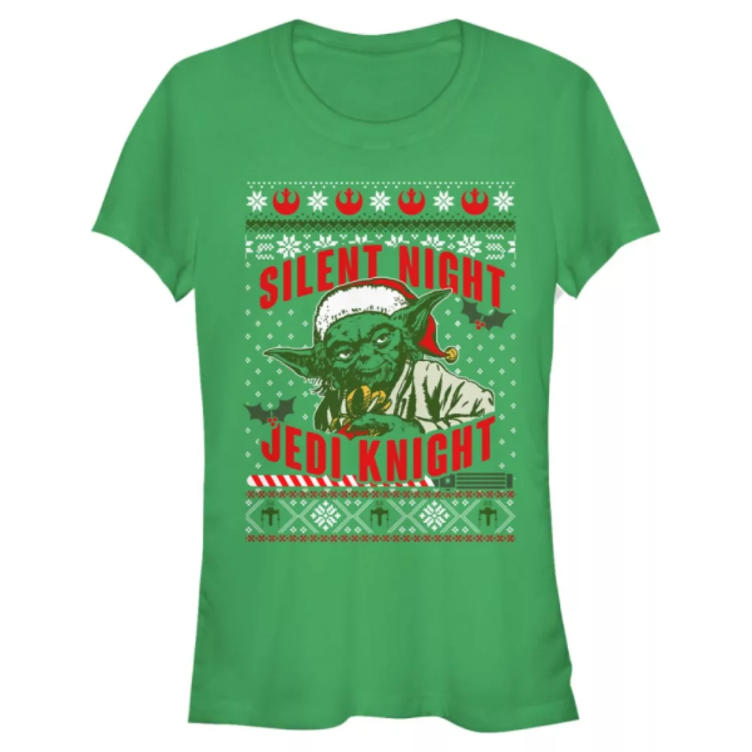 Star Wars - Yoda Silent Knight - Weihnachten - Frauen T-Shirt günstig online kaufen