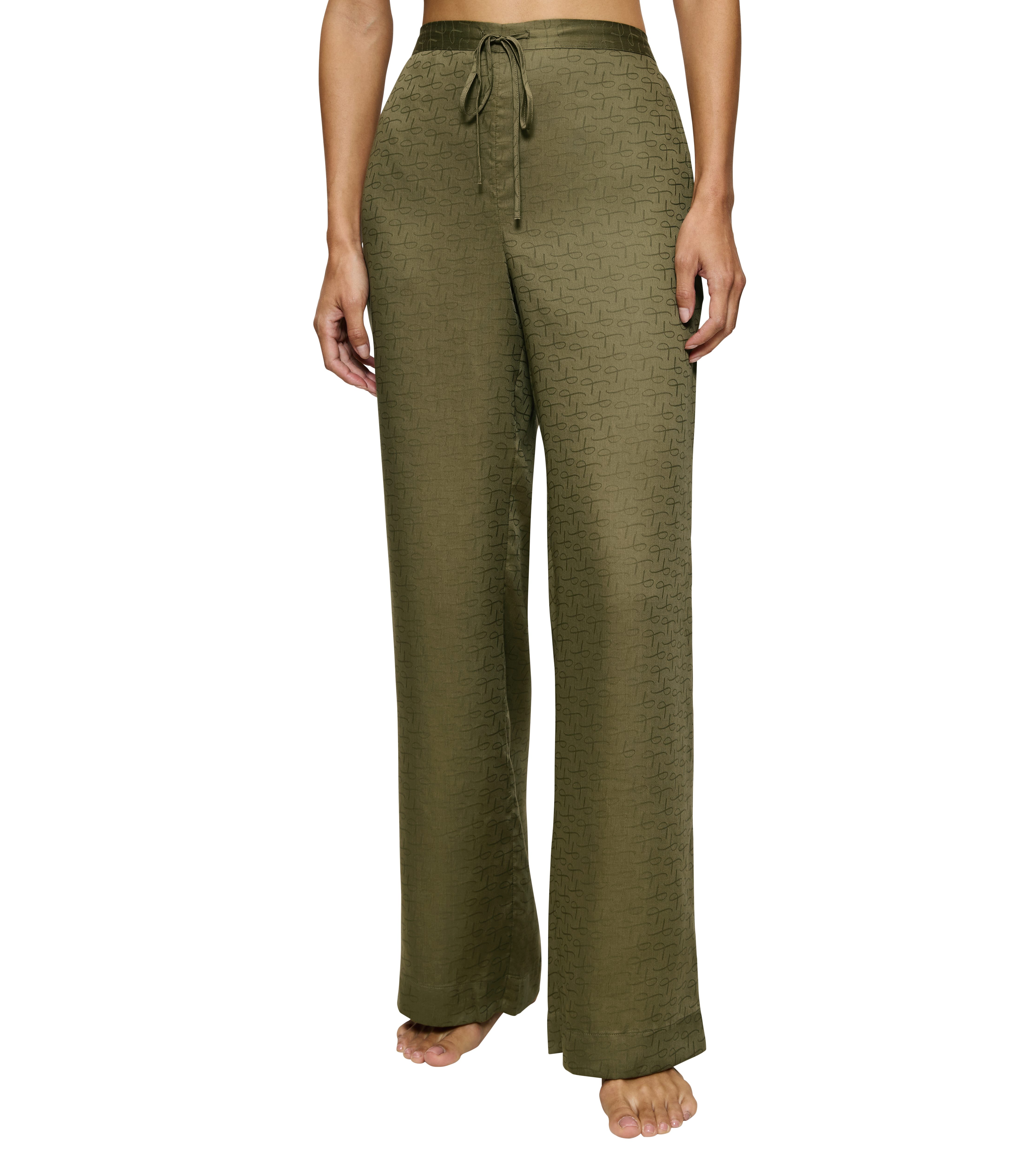 Triumph Homewearhose "Silky Sensuality Trousers", mit Monogram-Jaquard günstig online kaufen