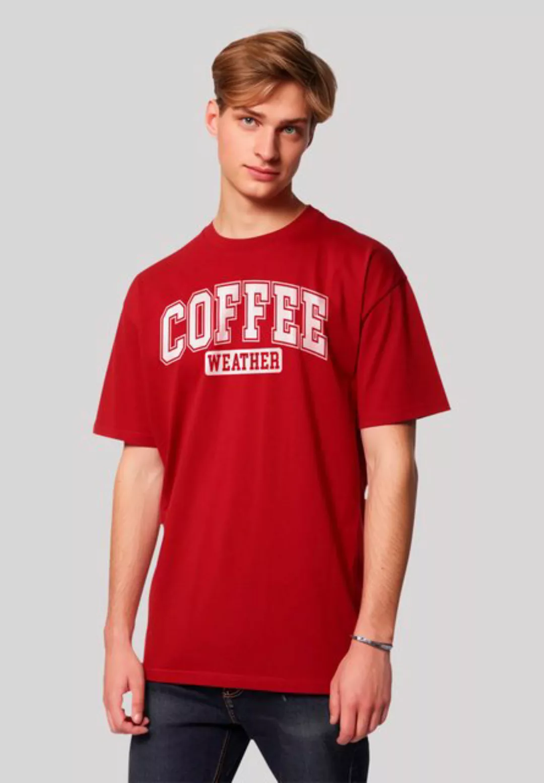 F4NT4STIC T-Shirt Coffee Weather Winter Holiday Weihnachten Premium Qualitä günstig online kaufen