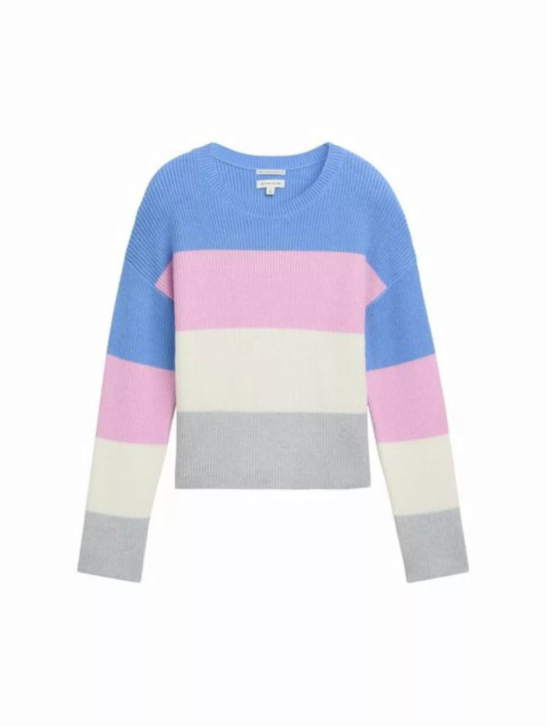 TOM TAILOR Strickpullover mit Colour Blocking günstig online kaufen