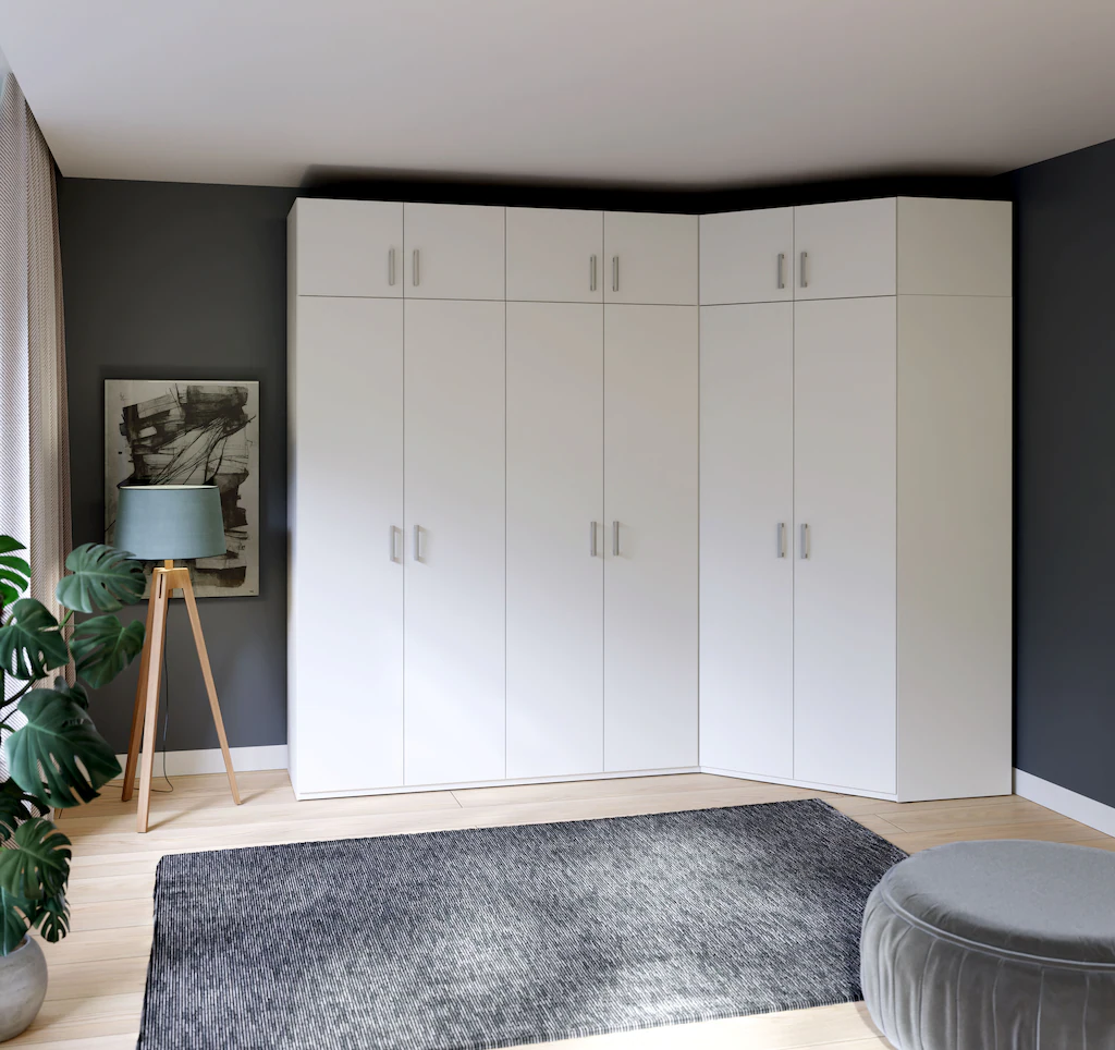 FORTE Drehtürenschrank, Drehtürenschrank, Stauraum, Zubehör optional bestel günstig online kaufen