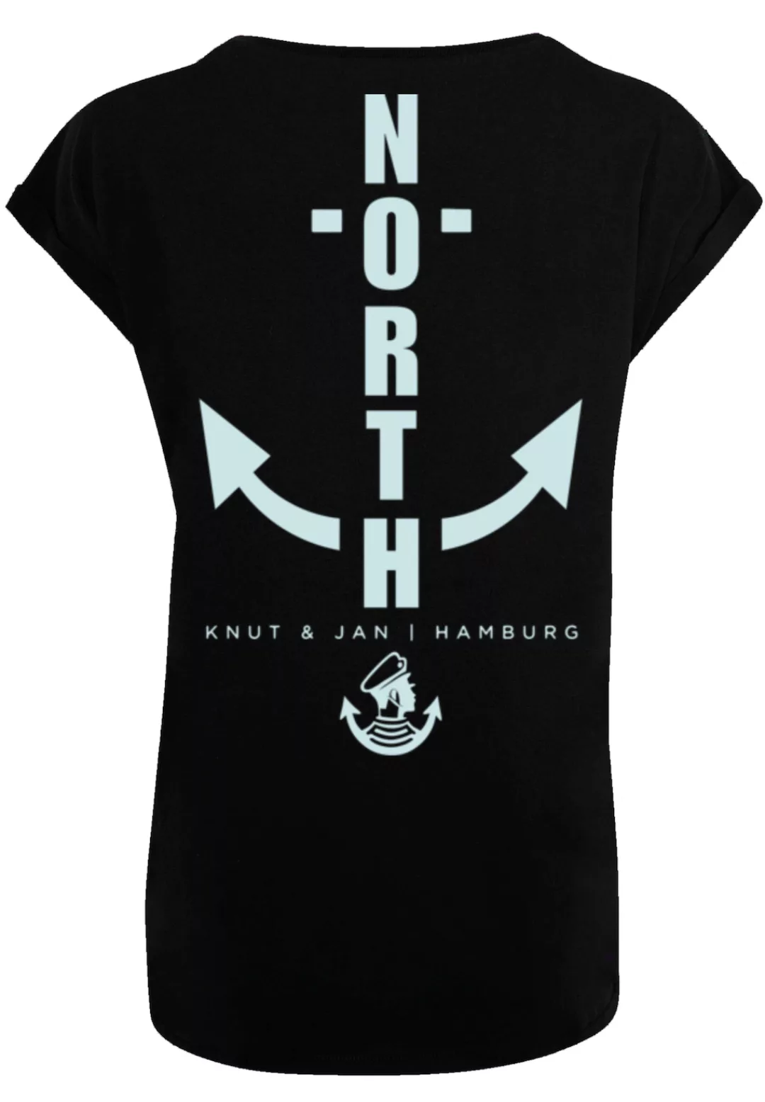 F4NT4STIC T-Shirt "North Anker Knut & Jan Hamburg", Print günstig online kaufen