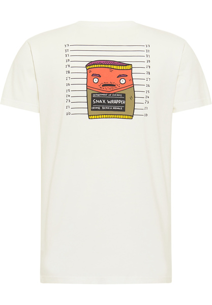 Kurzarm T-shirt "T-shirt With Snax Wrapper Back Print" günstig online kaufen