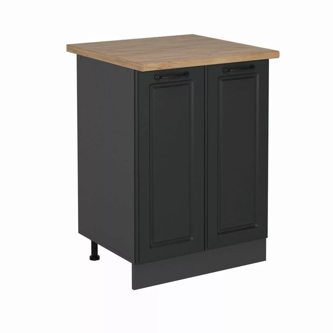 Vicco Unterschrank R-Line, Anthrazit Landhaus/Anthrazit, 60 günstig online kaufen