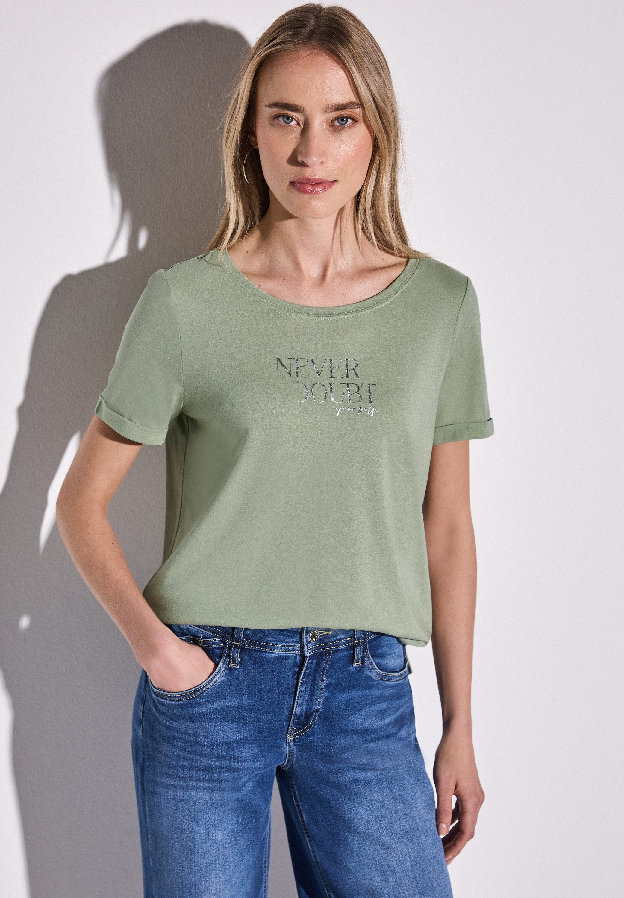 STREET ONE T-Shirt, mit Rundhalsausschnitt günstig online kaufen