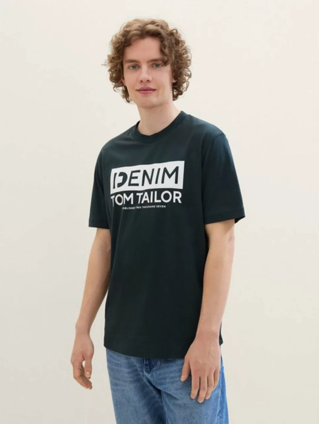 TOM TAILOR Denim T-Shirt T-Shirt mit Logoprint günstig online kaufen