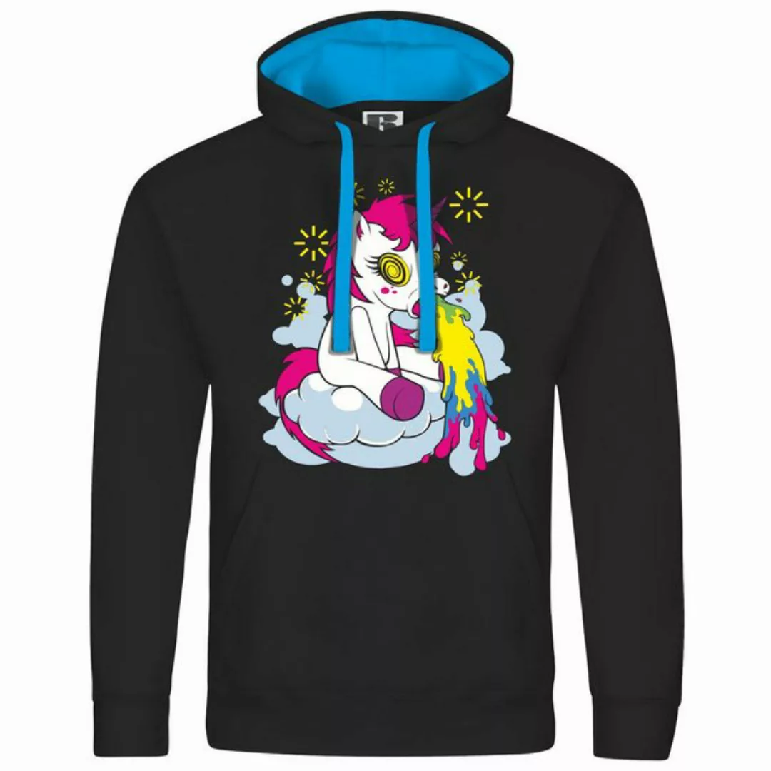 deinshirt Kapuzenpullover Herren Kapuzenpullover Kotzendes Einhorn Mit Prin günstig online kaufen