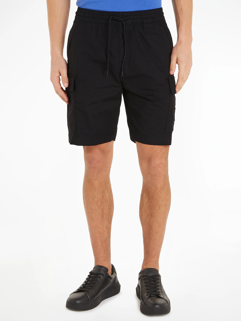 Calvin Klein Jeans Sweatshorts "WASHED CARGO SHORT", mit Logopatch günstig online kaufen