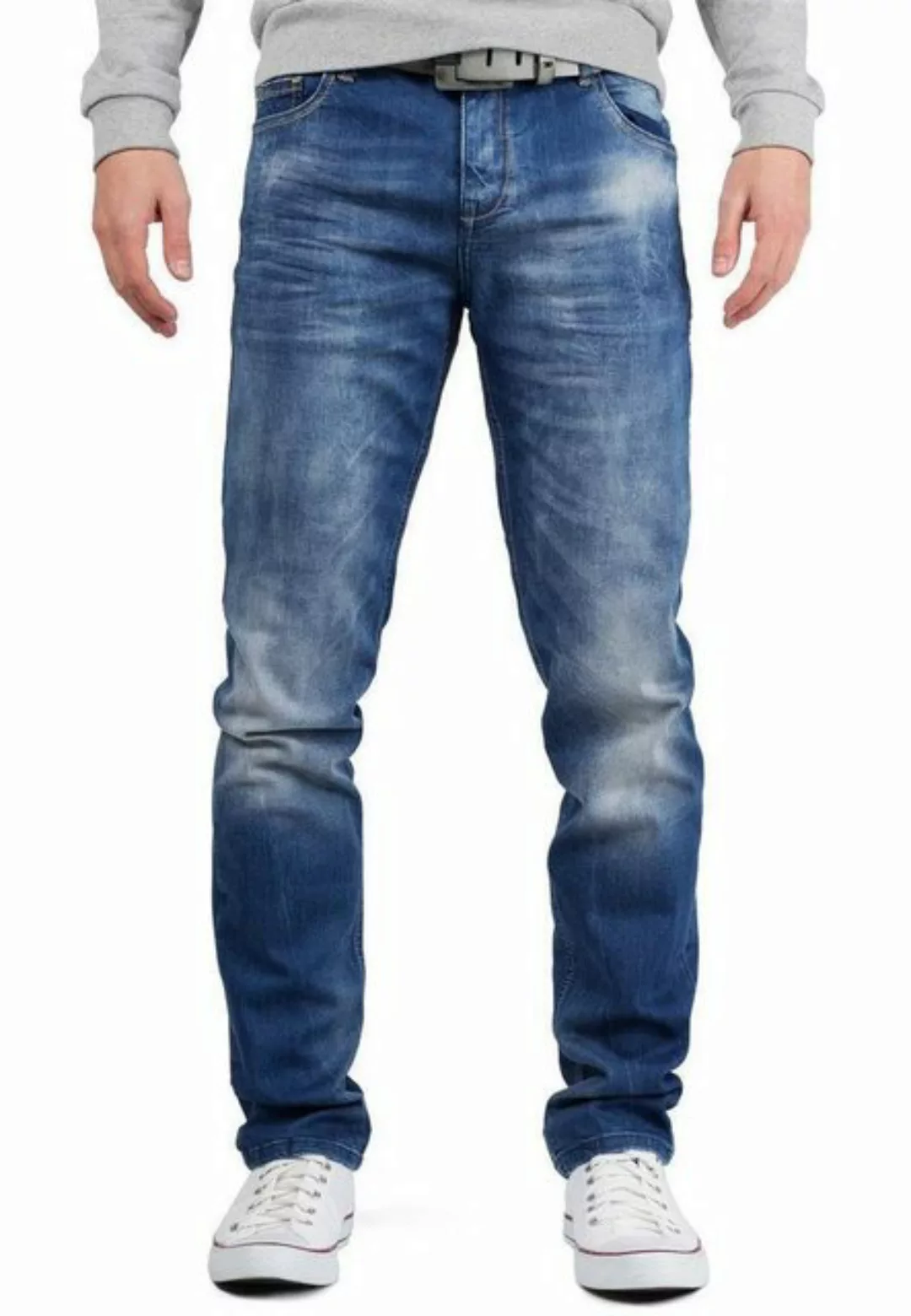 Cipo & Baxx Slim-fit-Jeans Casual Hose BA-CD319B mit lässiger Waschung günstig online kaufen