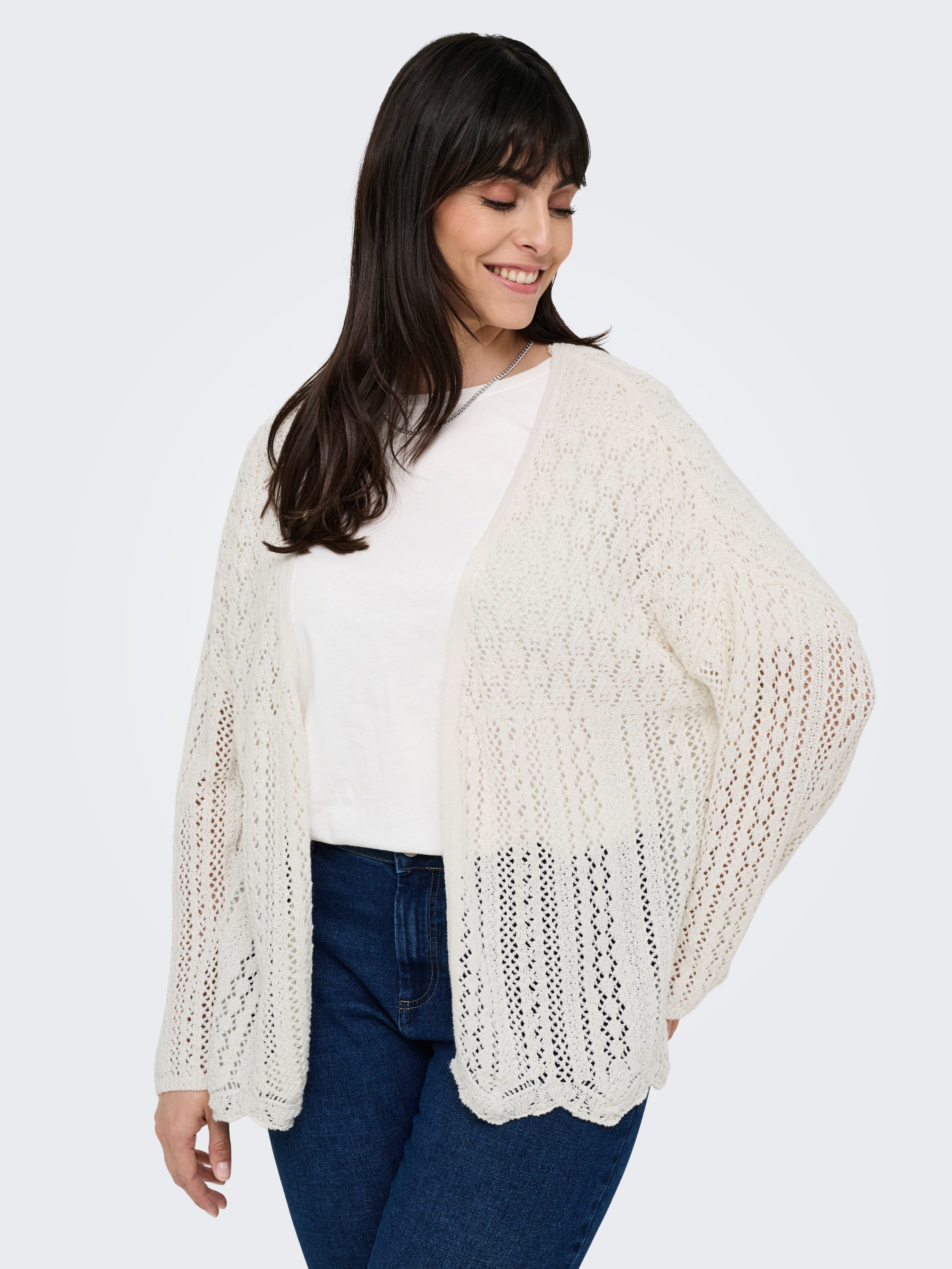 ONLY CARMAKOMA Strickjacke CARNOLA 7/8 LIFE günstig online kaufen