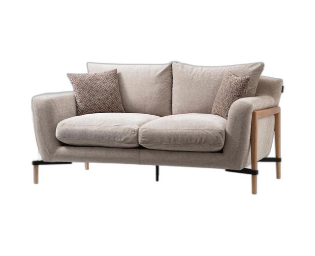 Xlmoebel 2-Sitzer Wohnzimmer zwei-Plätze Couch 2-Sitzer Textil Sofa Zeitgen günstig online kaufen