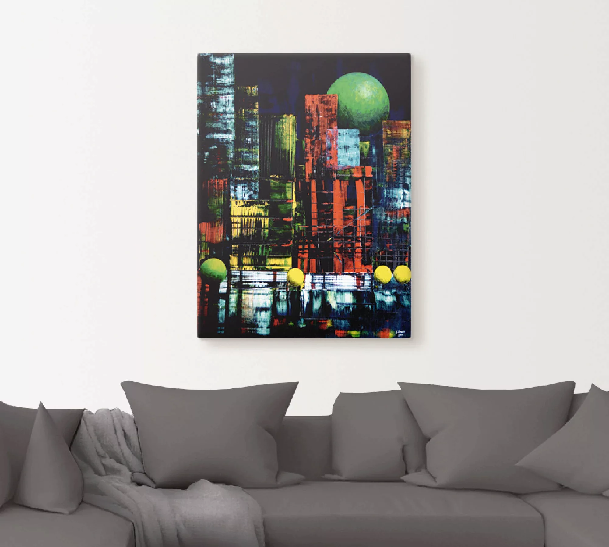 Artland Wandbild "New York abstrakt II", Amerika, (1 St.) günstig online kaufen