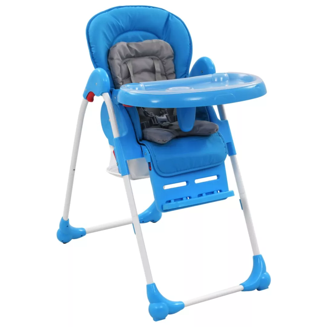 Baby-hochstuhl Blau Und Grau günstig online kaufen