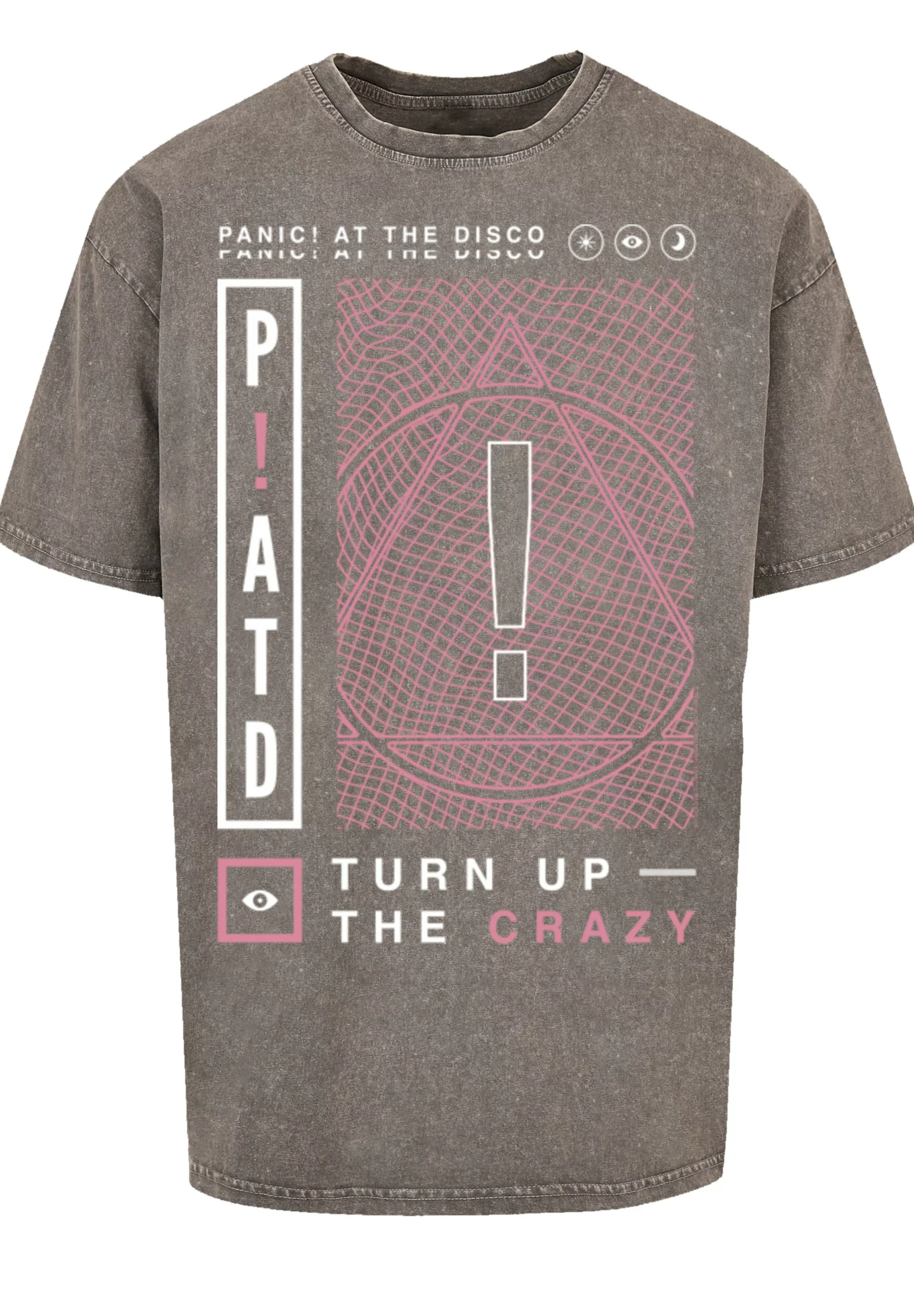 F4NT4STIC T-Shirt "Panic At The Disco Turn Up The Crazy", Premium Qualität günstig online kaufen