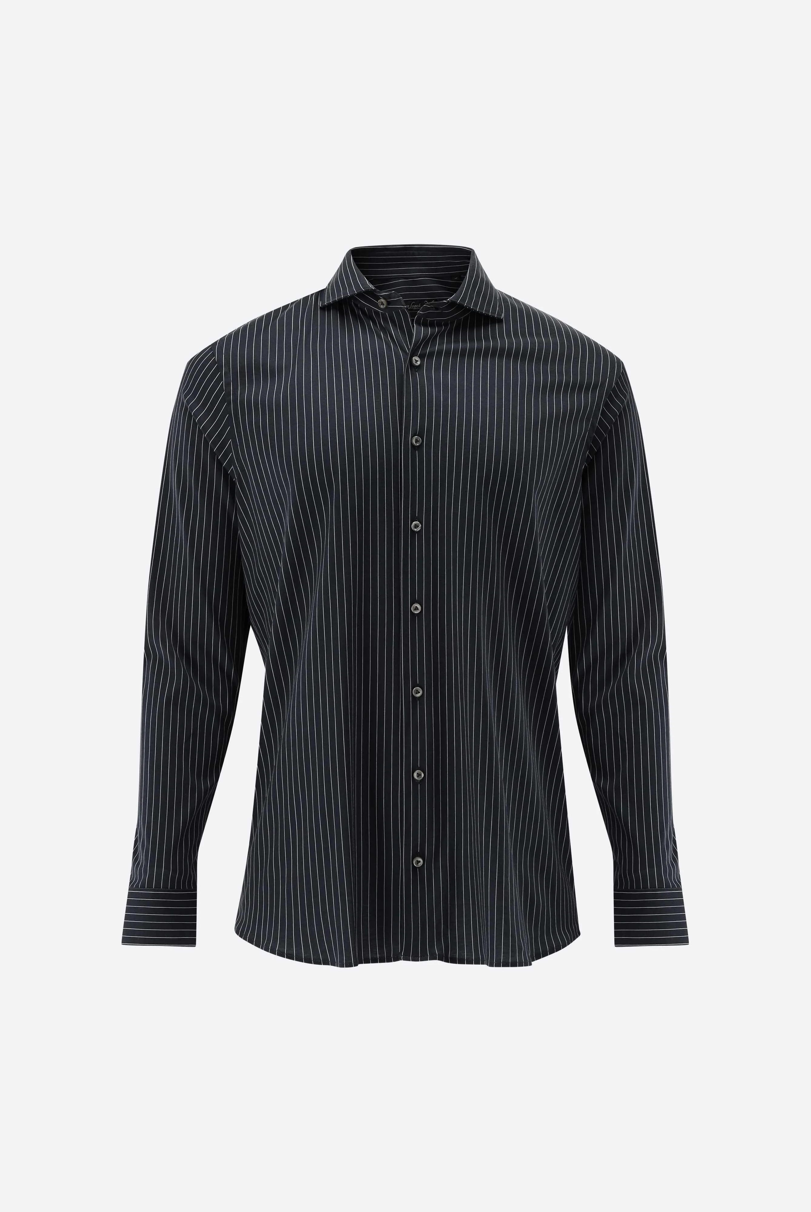 Jersey Hemd aus Schweizer Baumwolle mit Struktur günstig online kaufen