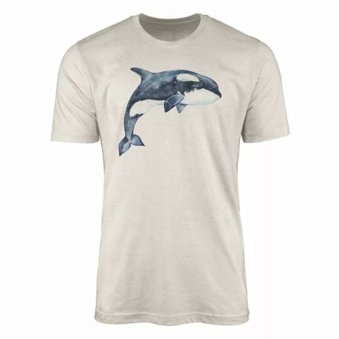 Sinus Art T-Shirt Herren Shirt 100% gekämmte Bio-Baumwolle T-Shirt Killerwa günstig online kaufen