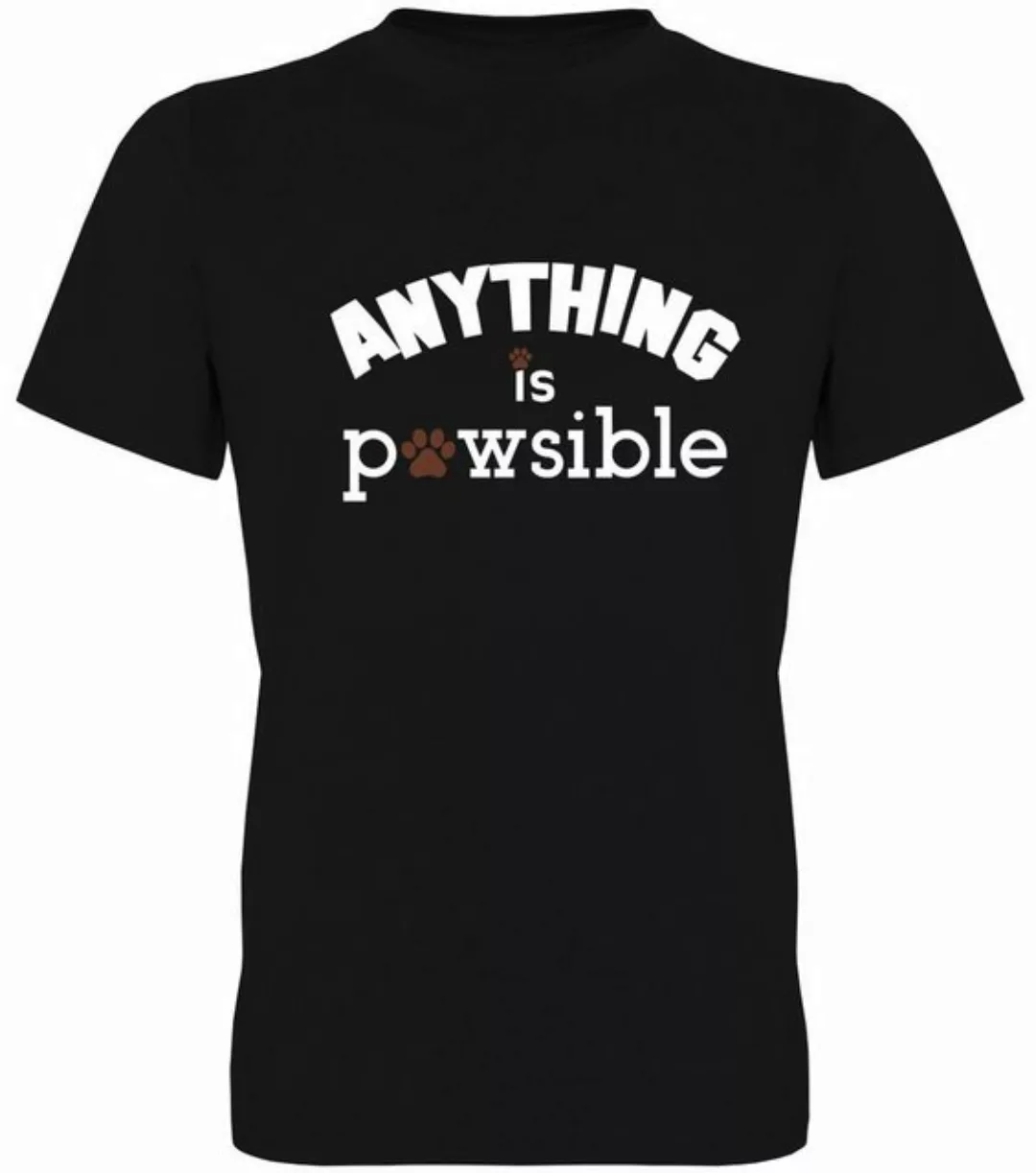 G-graphics T-Shirt Anything is pawsible Herren T-Shirt, mit trendigem Front günstig online kaufen