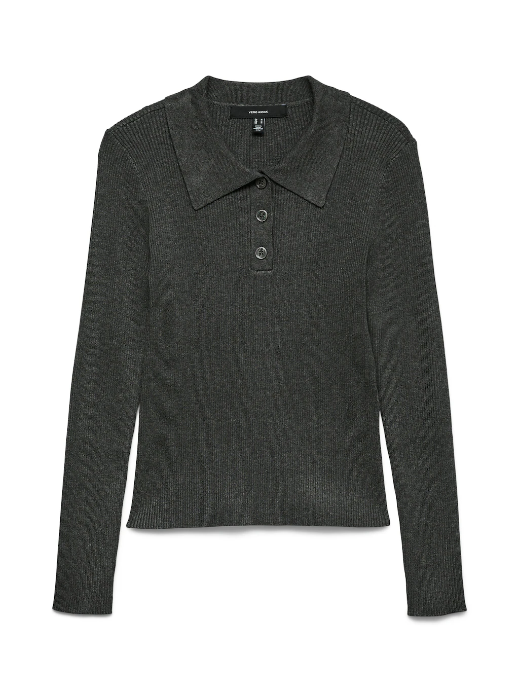 Vero Moda Polokragenpullover "VMSILJERIB LS POLONECK PULLOVER NOOS" günstig online kaufen
