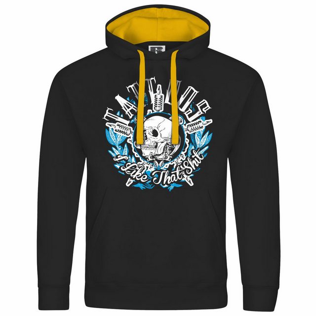 deinshirt Kapuzenpullover Herren Kapuzenpullover Tattoos i like that shit M günstig online kaufen