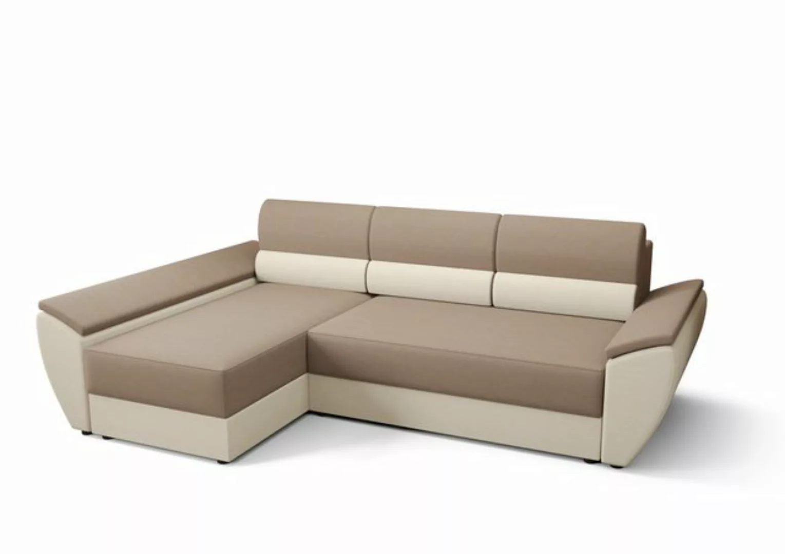 ALTDECOR Ecksofa REB-L3, Couch mit Schlaffunktion, Stauraum Wohnlandschaft günstig online kaufen