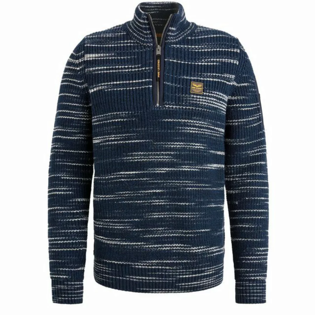 PME LEGEND Strickpullover - modischer Strick Troyer mit Zip günstig online kaufen