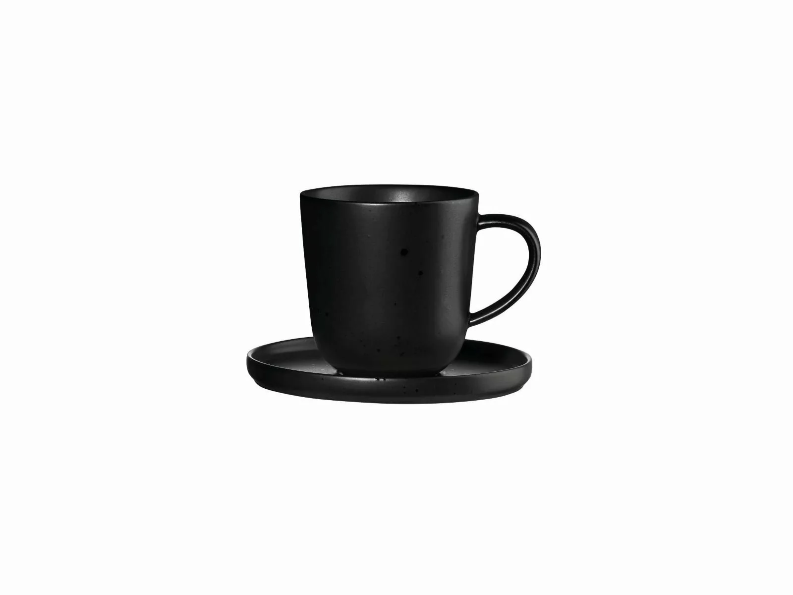 ASA COPPA COPPA Espressotasse mit Untertasse kuro 0,08 l (schwarz) günstig online kaufen