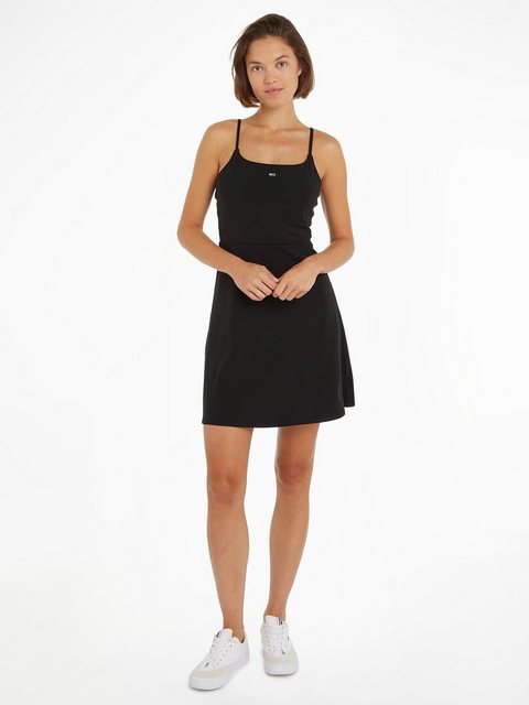 Tommy Jeans Spaghettikleid "TJW ESSENTIAL STRAP FLARE DRESS", mit verstellb günstig online kaufen