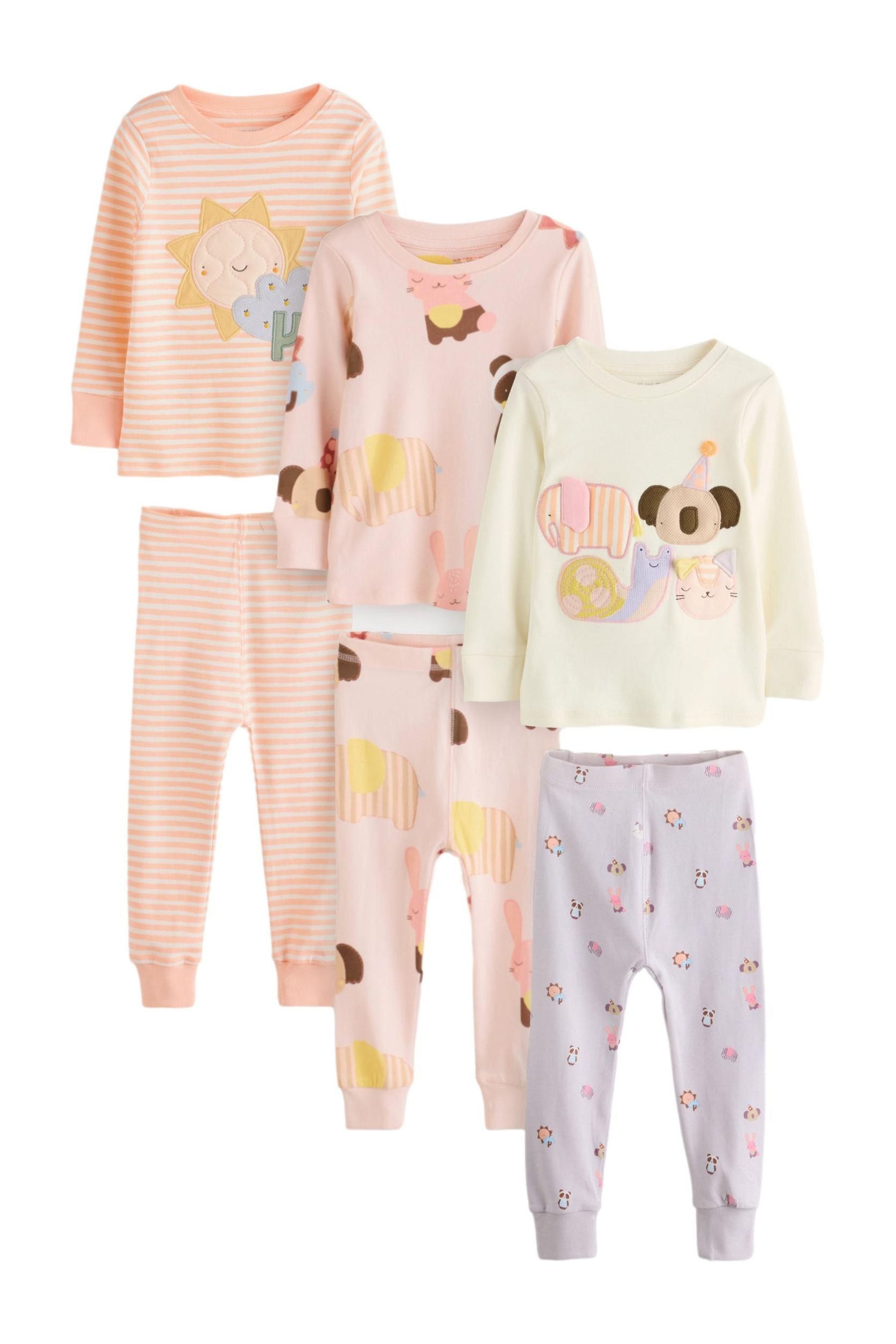 Next Pyjama Snuggle Schlafanzug aus Baumwolle günstig online kaufen
