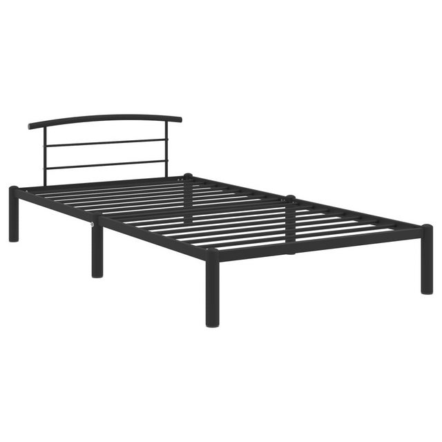 vidaXL Bettgestell Schwarz Metall 90x200 cm Modell 1618425 günstig online kaufen