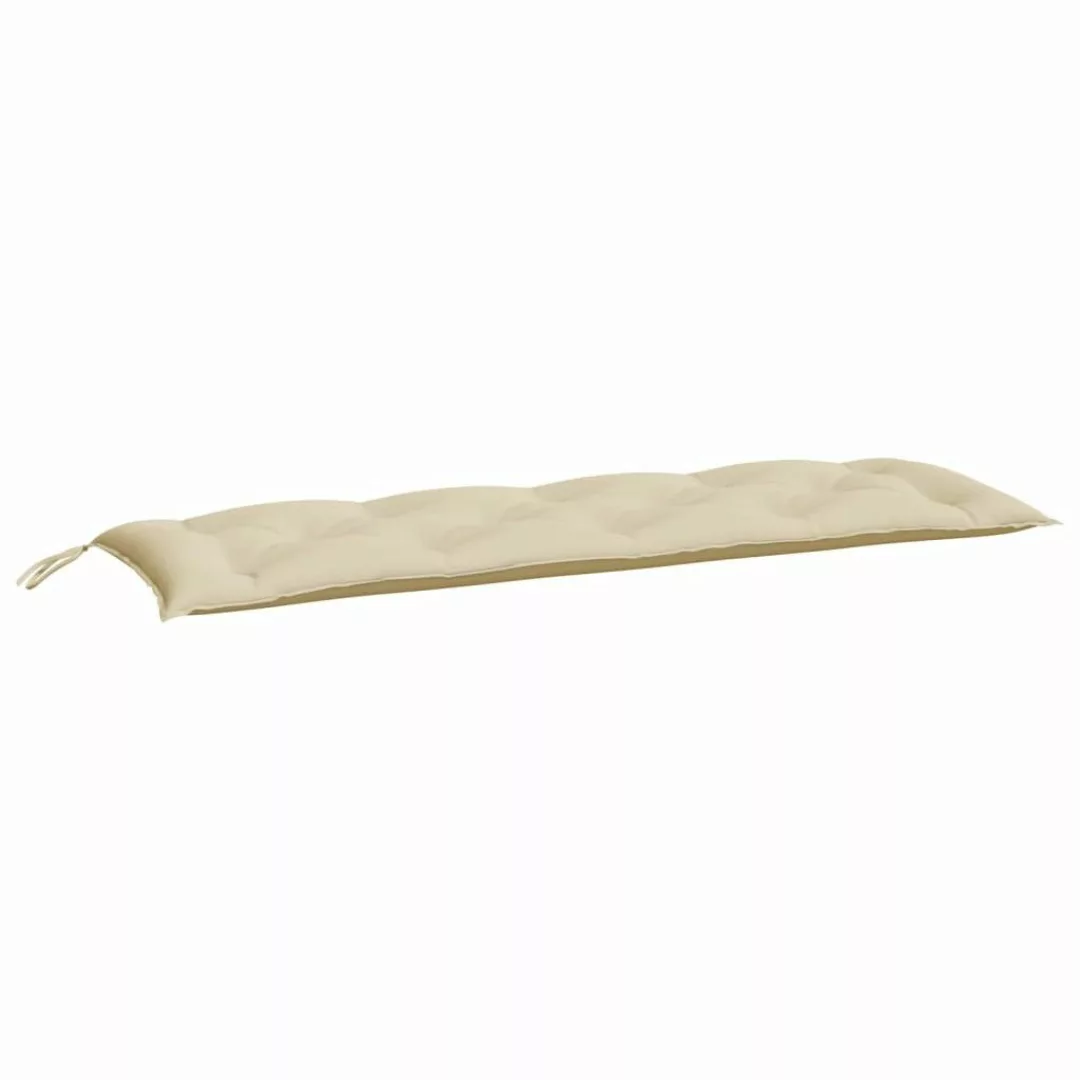 vidaXL Sitzauflage Gartenbank-Auflage Beige 150x50x7 cm günstig online kaufen