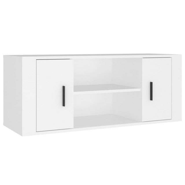 vidaXL TV-Schrank TV-Schrank Weiß 100x35x40 cm Spanplatte TV-Lowboard Ferns günstig online kaufen