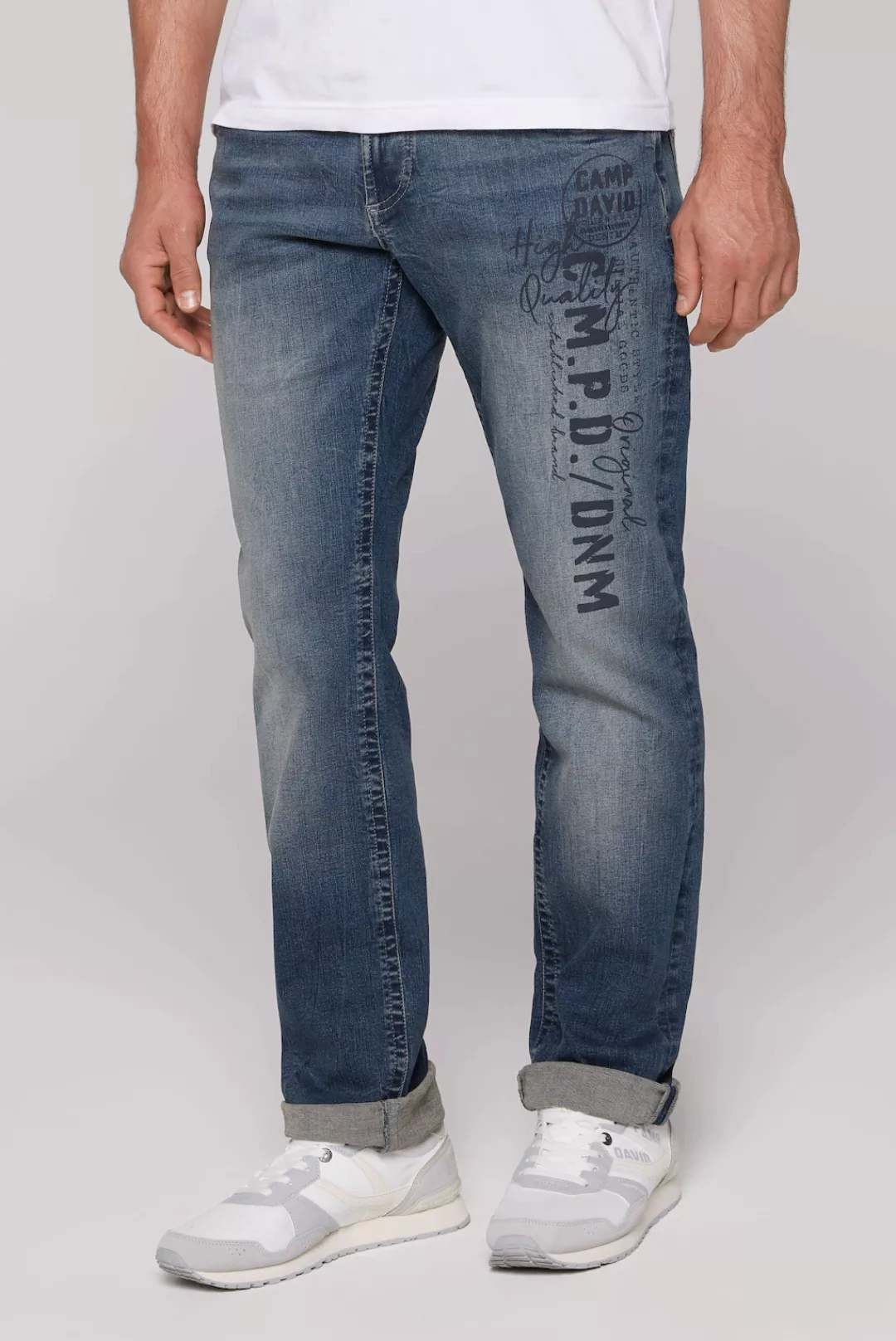 CAMP DAVID Regular-fit-Jeans, mit breiten Nähten günstig online kaufen