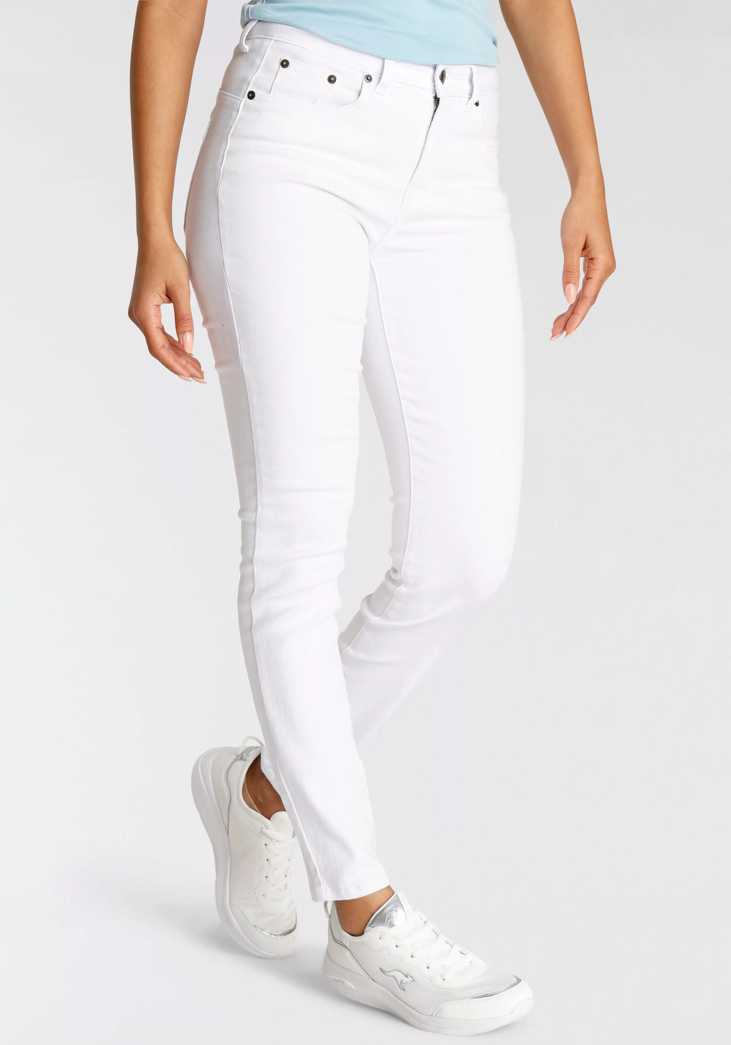 KangaROOS Slim-fit-Jeans CROPPED HIGH WAIST SLIM FIT NEUE KOLLEKTION günstig online kaufen