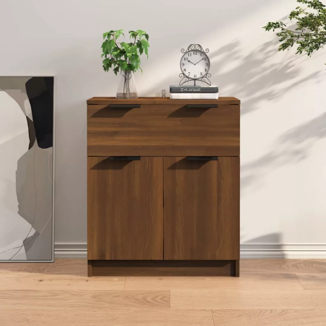 Vidaxl Sideboard Braun Eichen-optik 60x30x70 Cm Holzwerkstoff günstig online kaufen