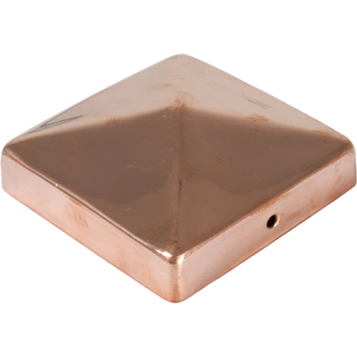 T & J Pfosten Abdeckung aus Metal Kupfer 9 x 9 cm Pyramide günstig online kaufen