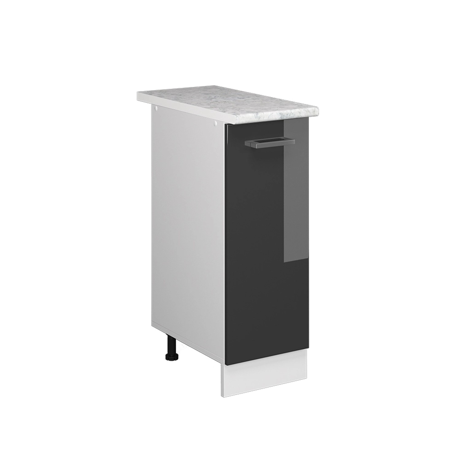 Vicco Apothekerschrank R-Line, Anthrazit Hochglanz/Weiß, 30 günstig online kaufen