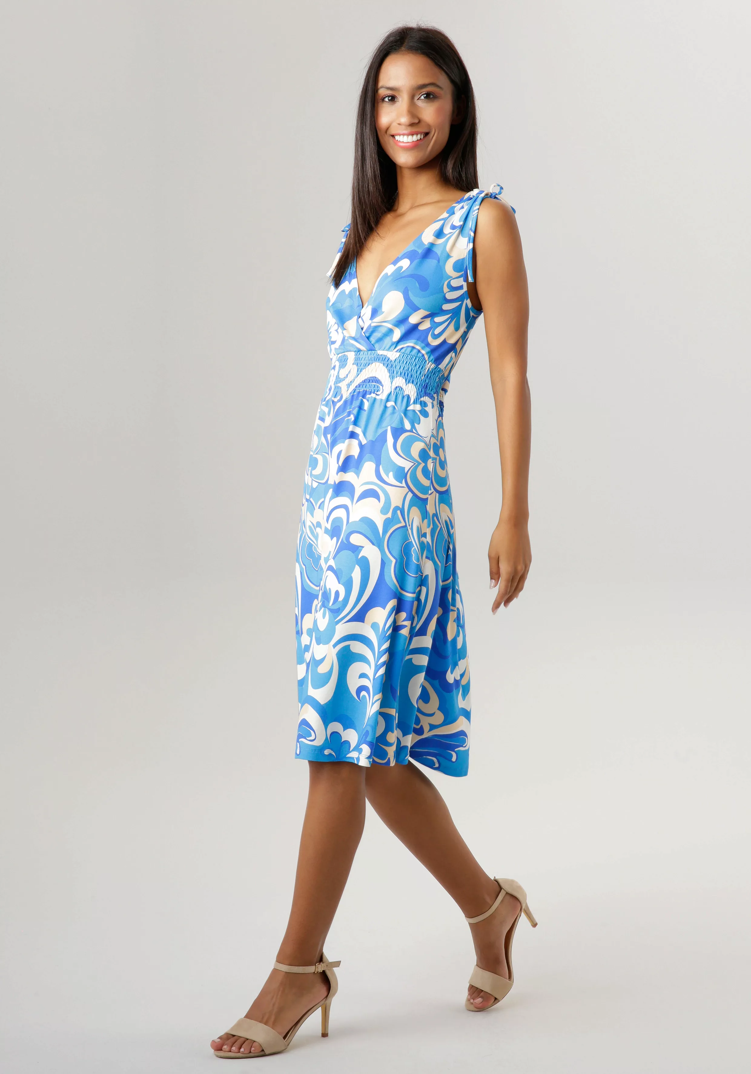 Aniston SELECTED Sommerkleid, mit variierbaren Trägern - NEUE KOLLEKTION günstig online kaufen