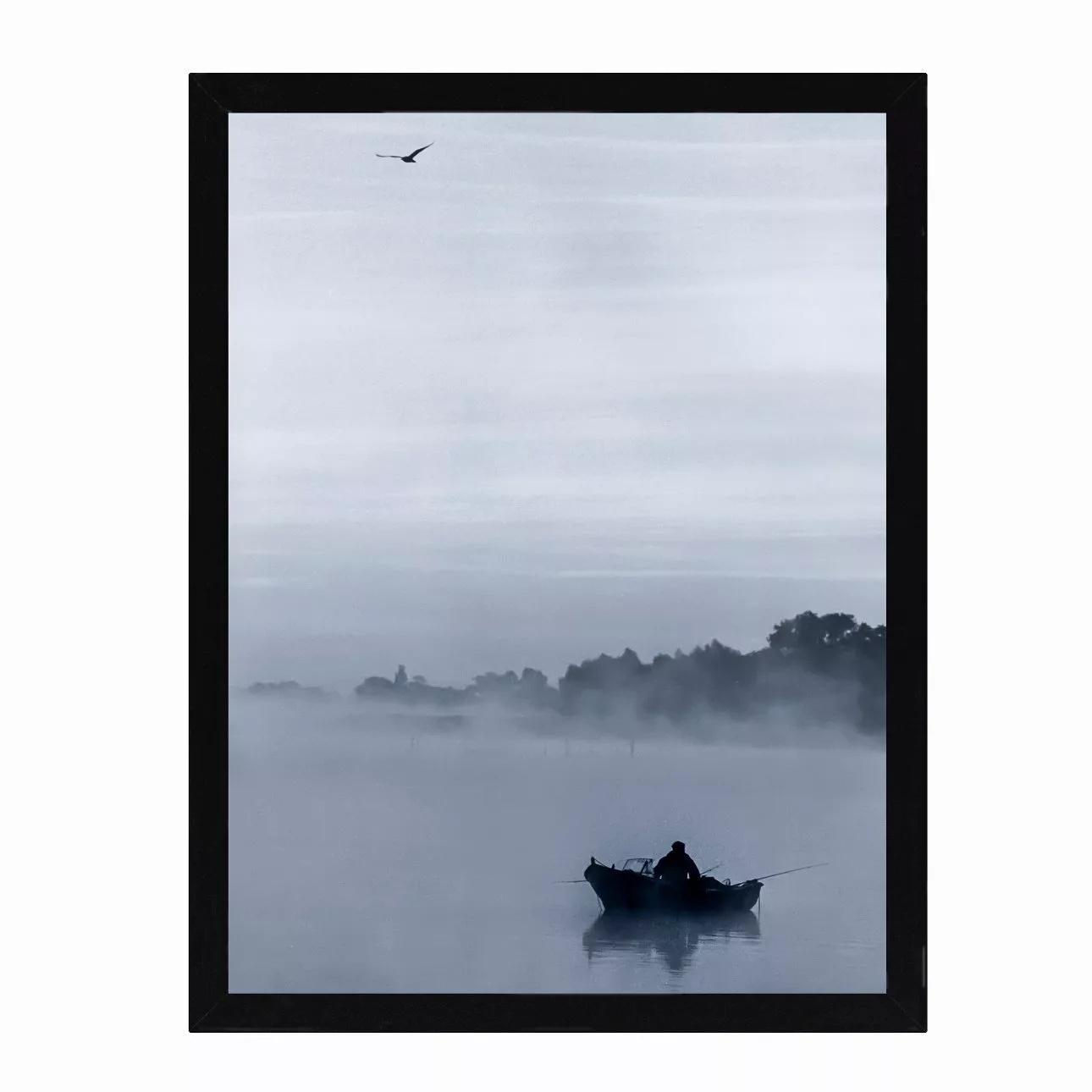 Wandbild Foggy Lake I 30x40cm, 30 x 40 cm günstig online kaufen