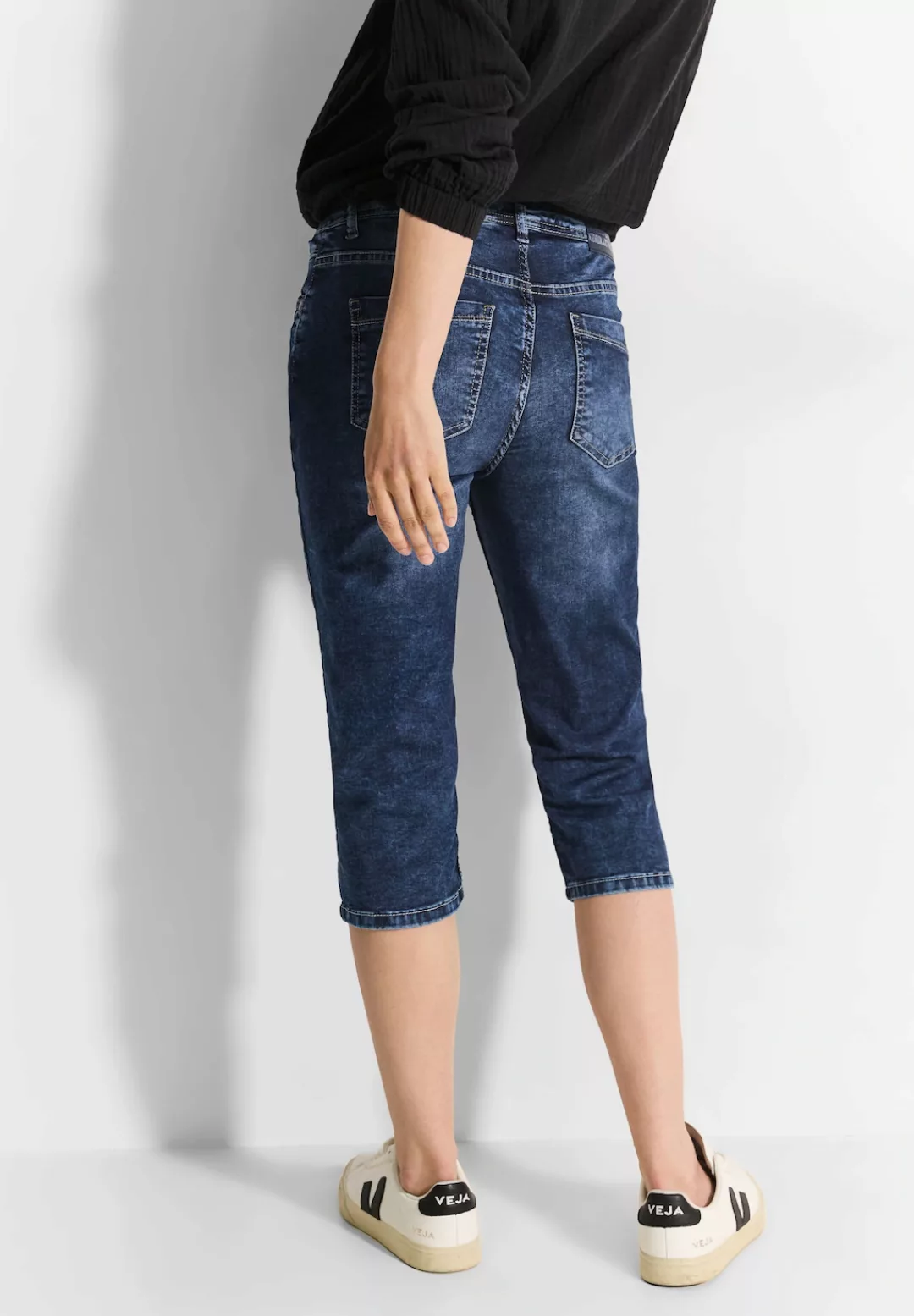 Cecil Jeansshorts, High Waist günstig online kaufen