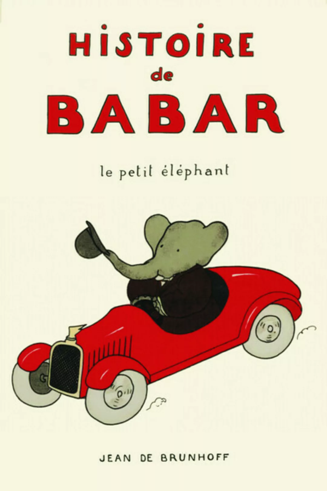 Poster / Leinwandbild - Histoire De Babar Le Petit Élefant günstig online kaufen