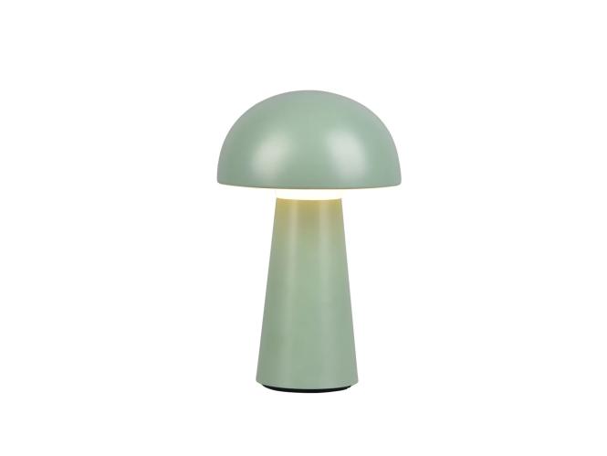 LED Akku-Tischleuchte ⌀13,60cm Kunststoff Pistaziengrün günstig online kaufen