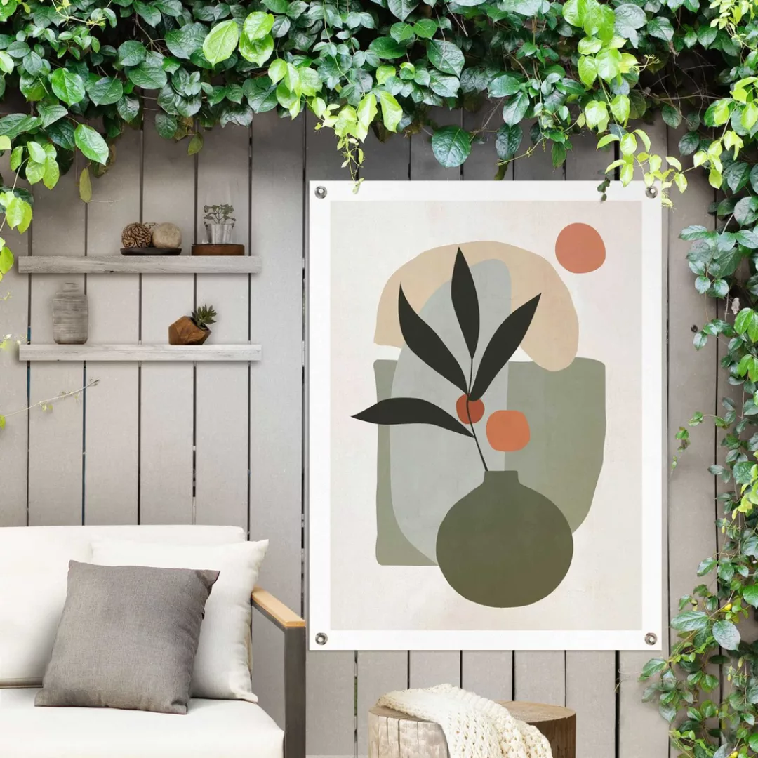 Reinders! Poster »Vase mit Blumen«, Outdoor für Garten oder Balkon günstig online kaufen