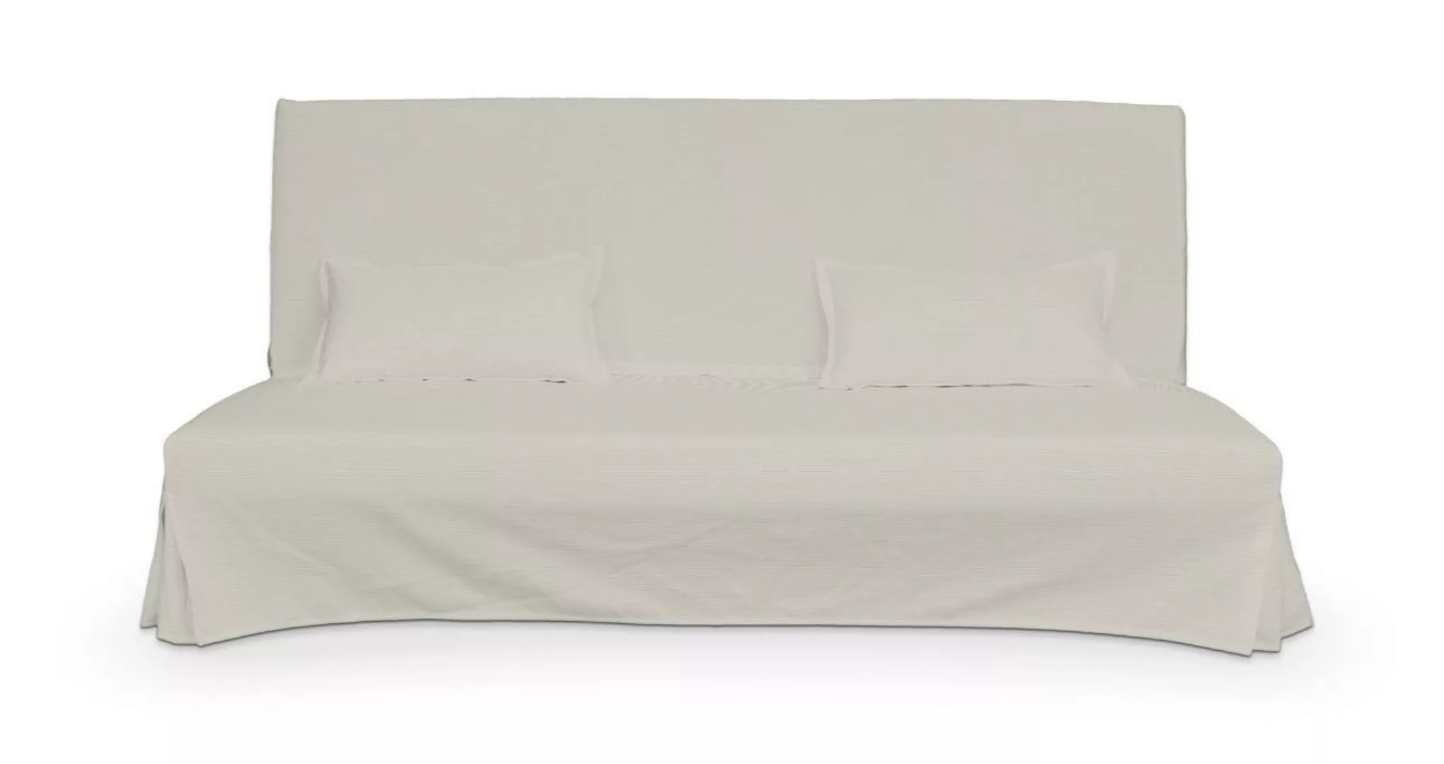 Bezug für Beddinge Sofa, lang mit zwei Kissenhüllen, hellgrau , Bezug für B günstig online kaufen