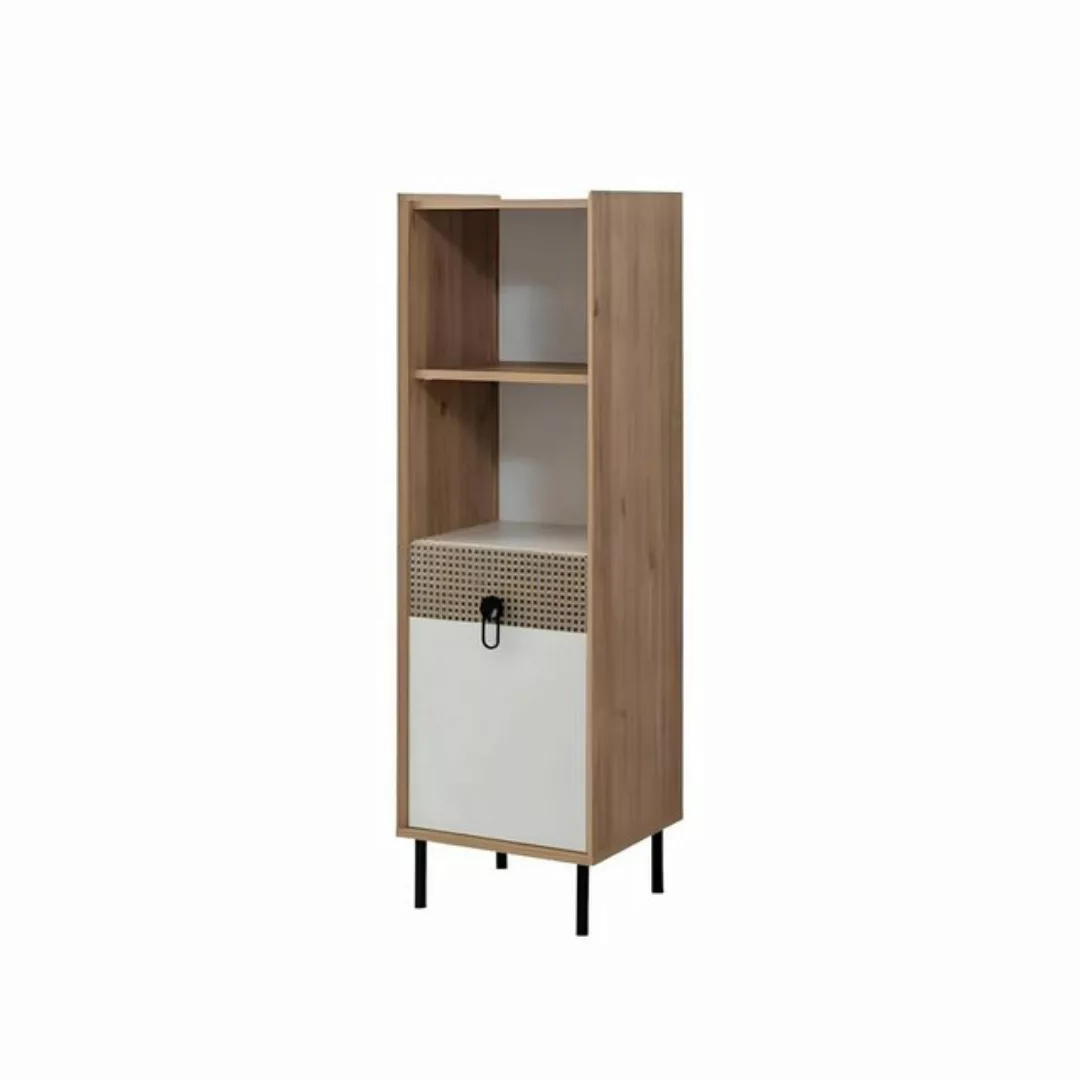 Xlmoebel Bücherregal Bücherregal Schrank Arbeitszimmer Regal aus Holz Braun günstig online kaufen