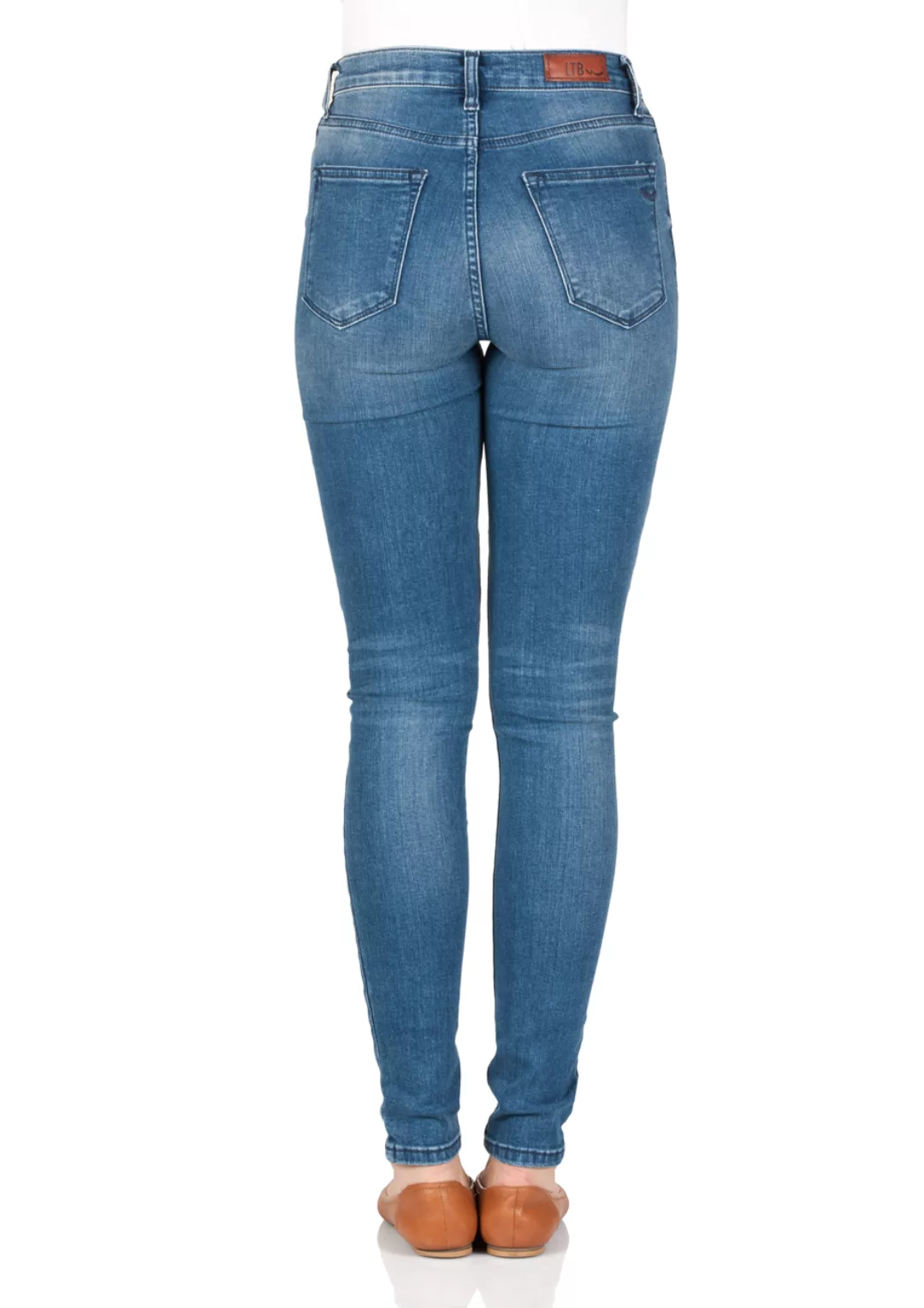 LTB Damen Jeans Amy - Skinny Fit - Blau - Erlina Wash günstig online kaufen