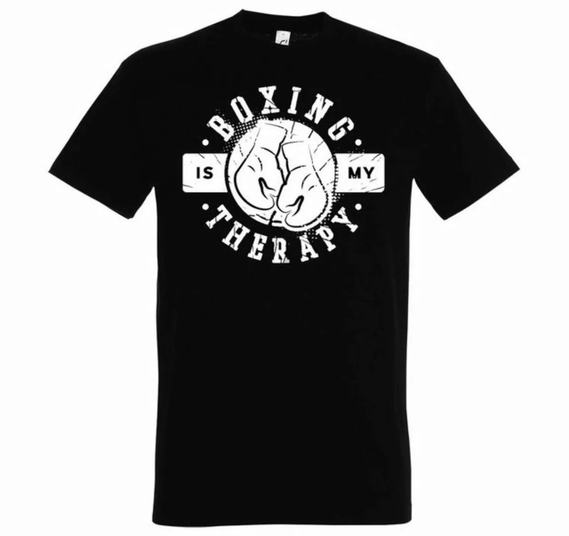 Youth Designz T-Shirt Boxen Is My Therapie Herren Shirt mit trendigem Front günstig online kaufen