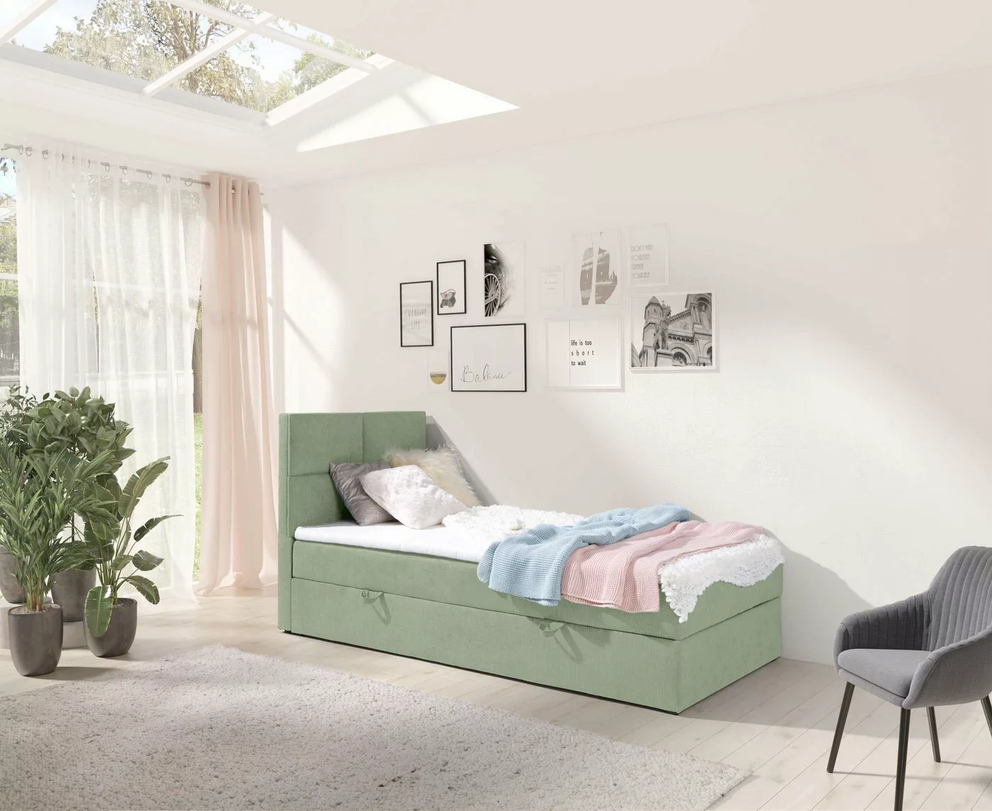 99rooms Boxspringbett Larni (Schlafzimmerbett, Bett), Design günstig online kaufen