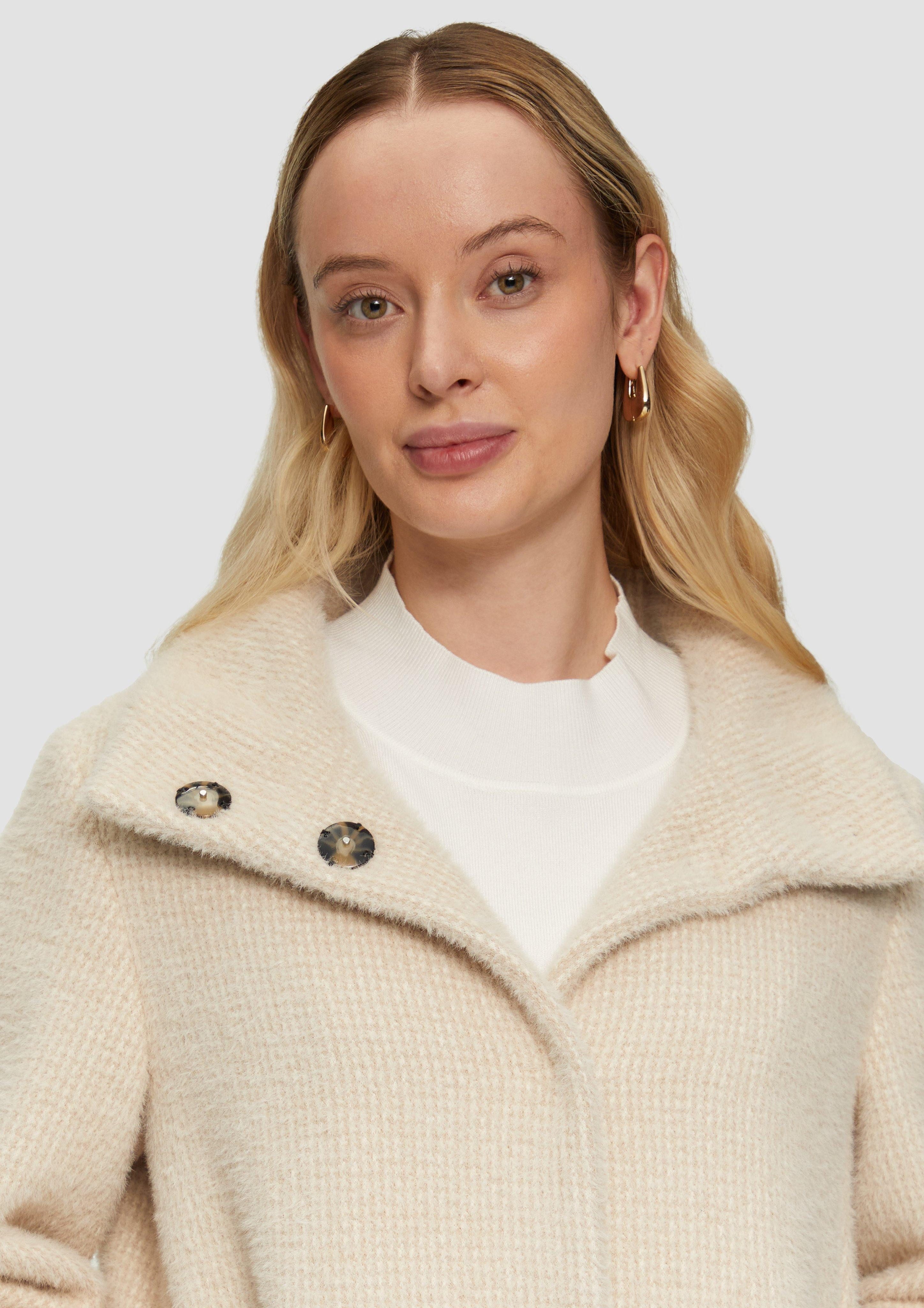 s.Oliver BLACK LABEL Funktionsjacke Flauschige Jacke günstig online kaufen