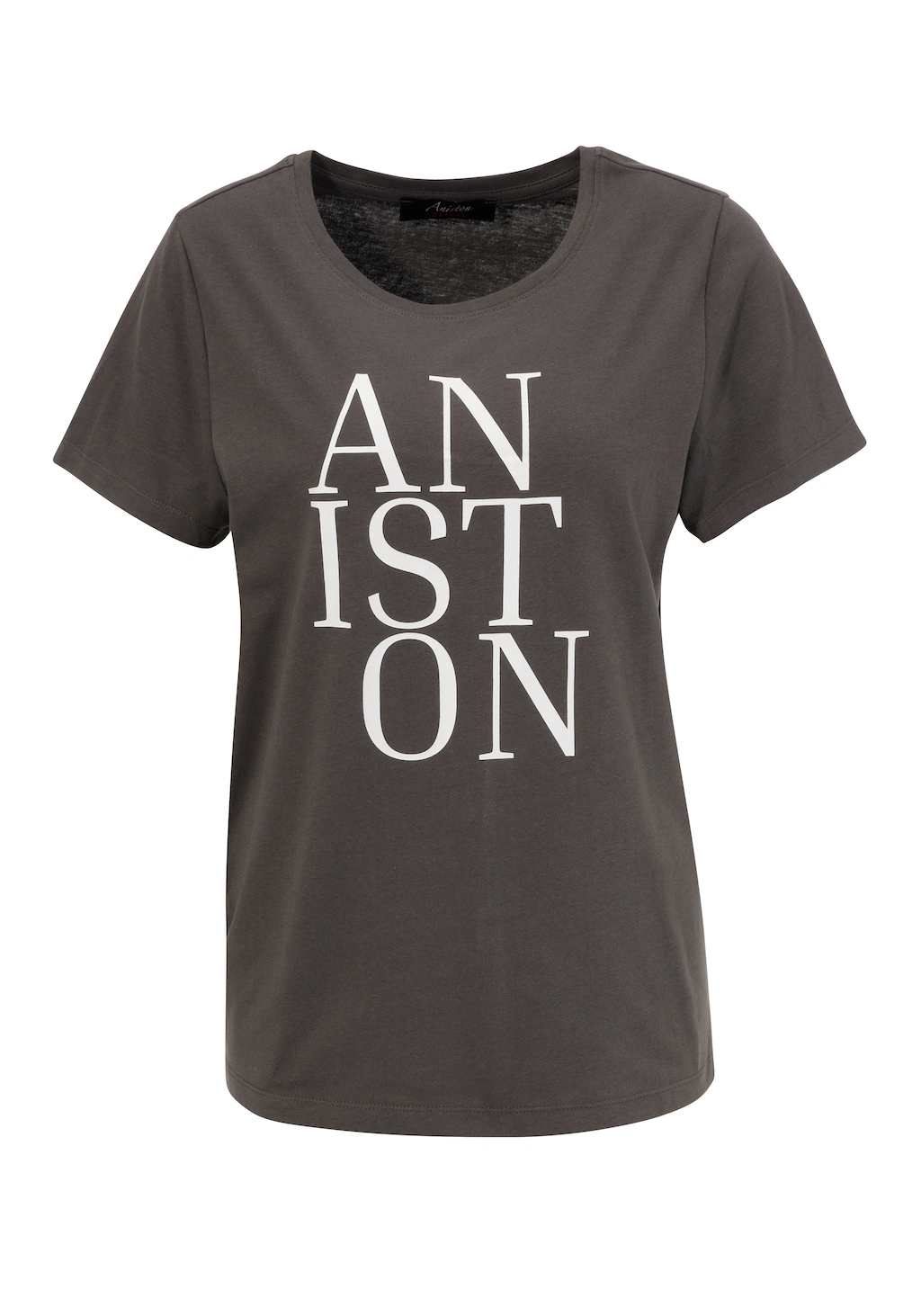 Aniston CASUAL T-Shirt, mit ANISTON-Schriftzug - NEUE KOLLEKTION günstig online kaufen
